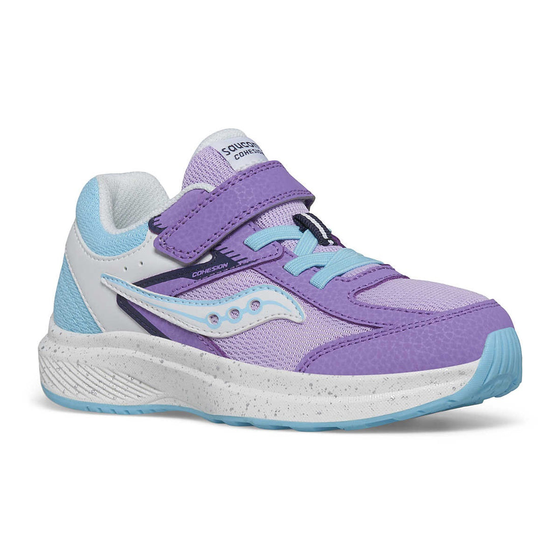 Saucony Cohesion KDZ Sneaker in Purple