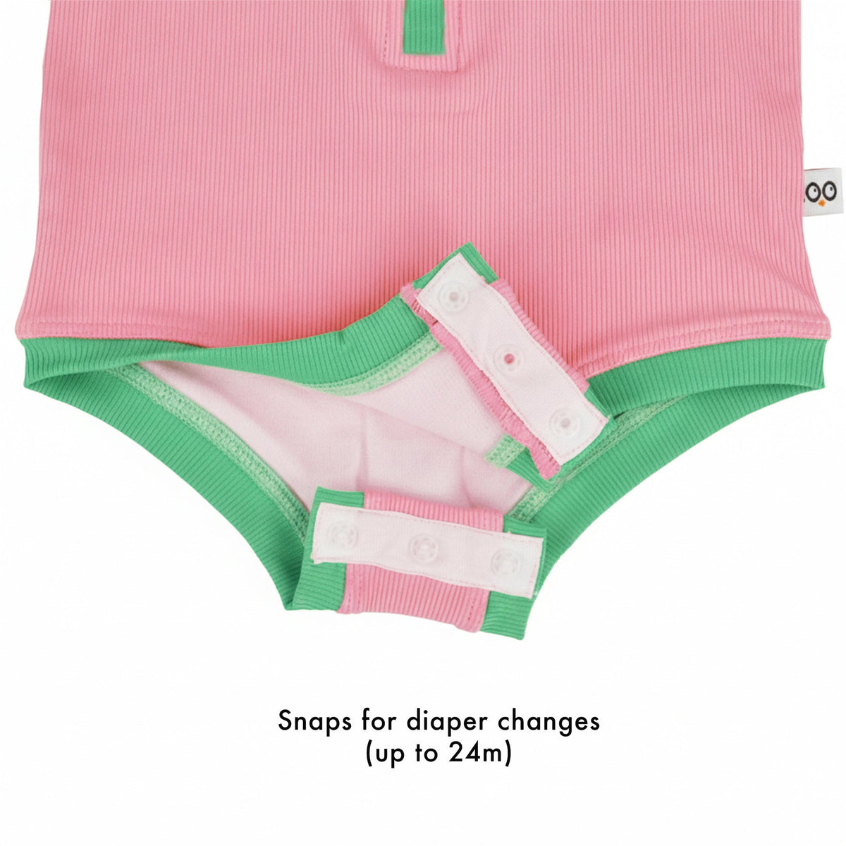 ZOOCCHINI - Short Sleeve Solid Swimsuit