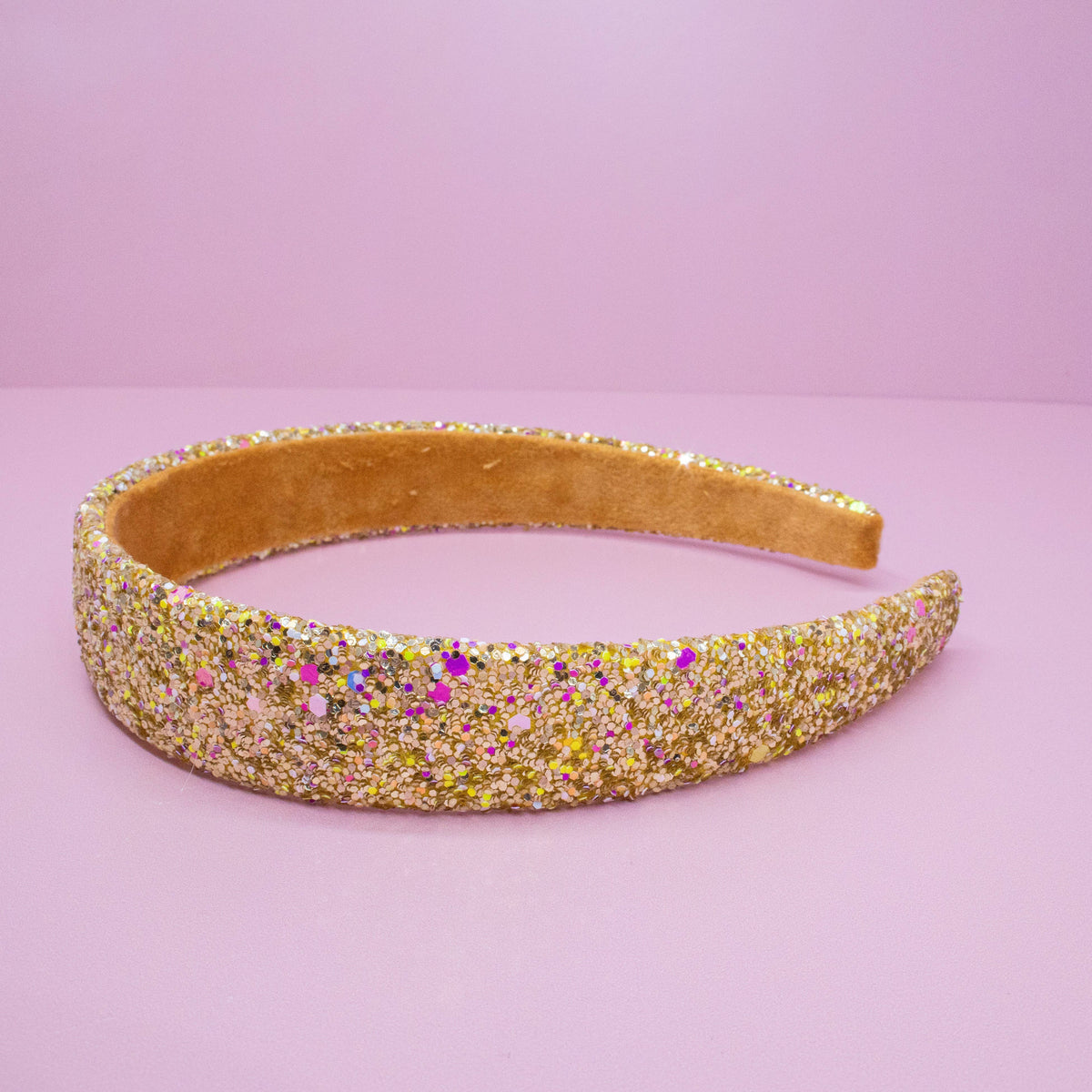 Frog Sac Tapered Chunky Glitter Headband