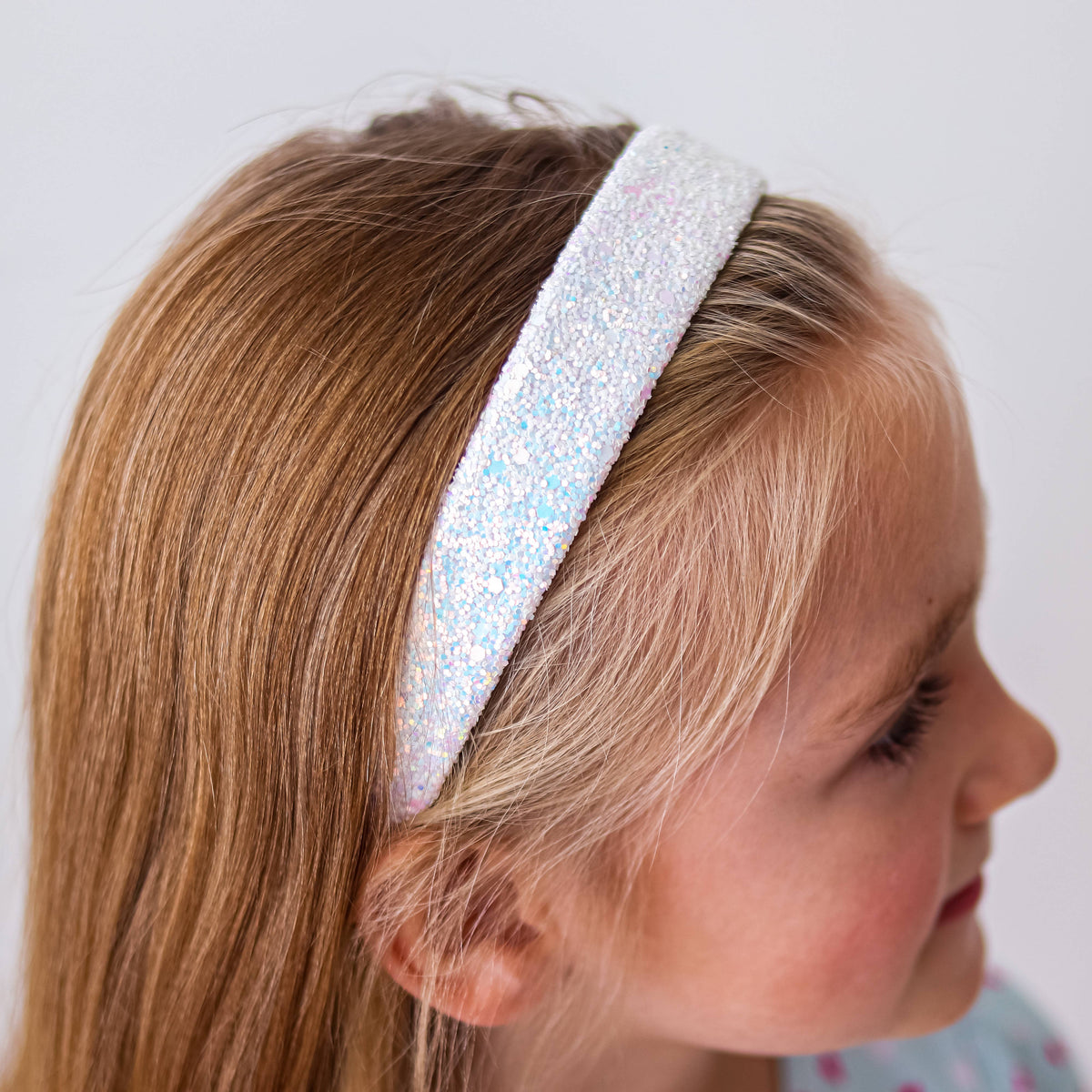 Frog Sac Tapered Chunky Glitter Headband