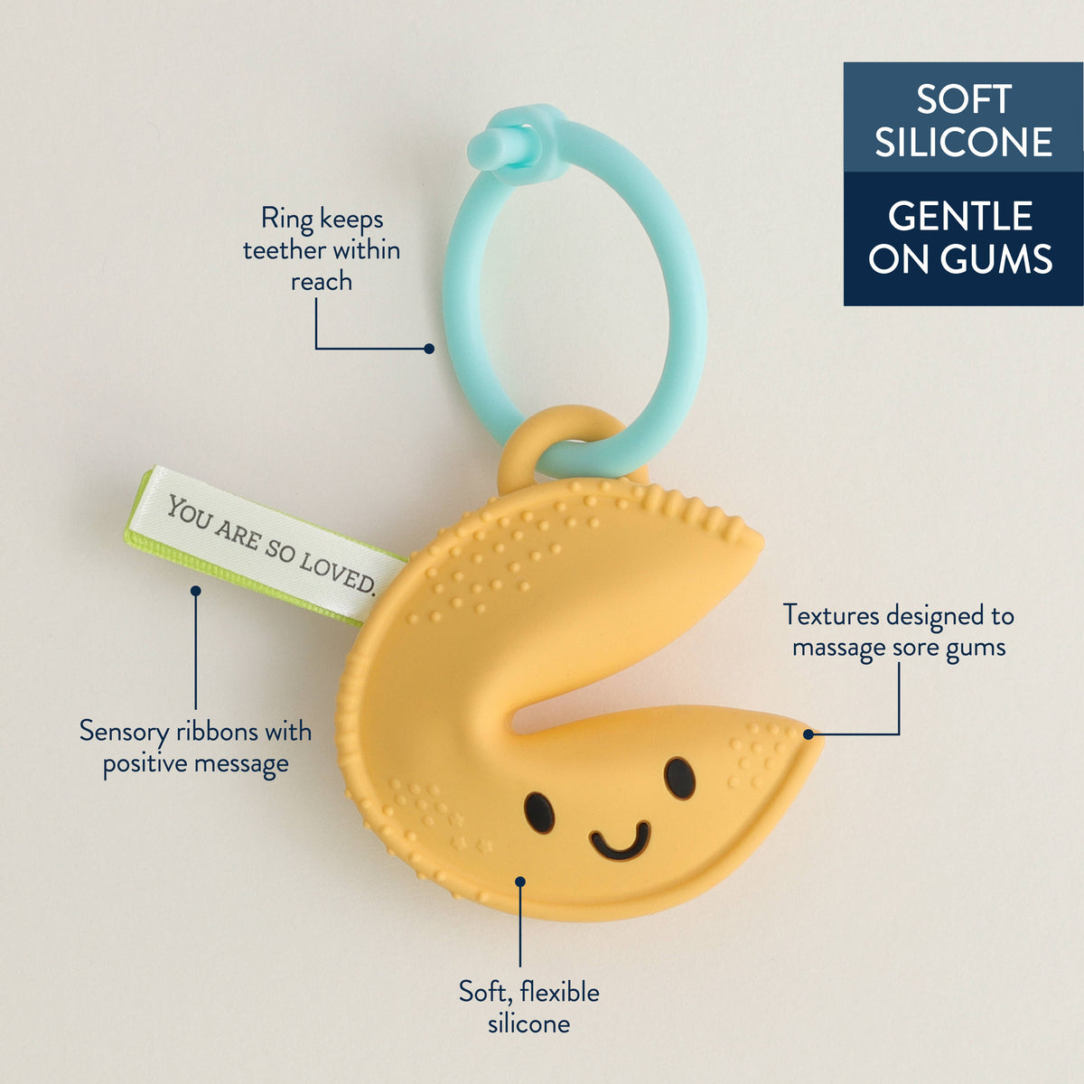 Itzy Ritzy - Fortune Cookie Itzy Treat Teething Toy