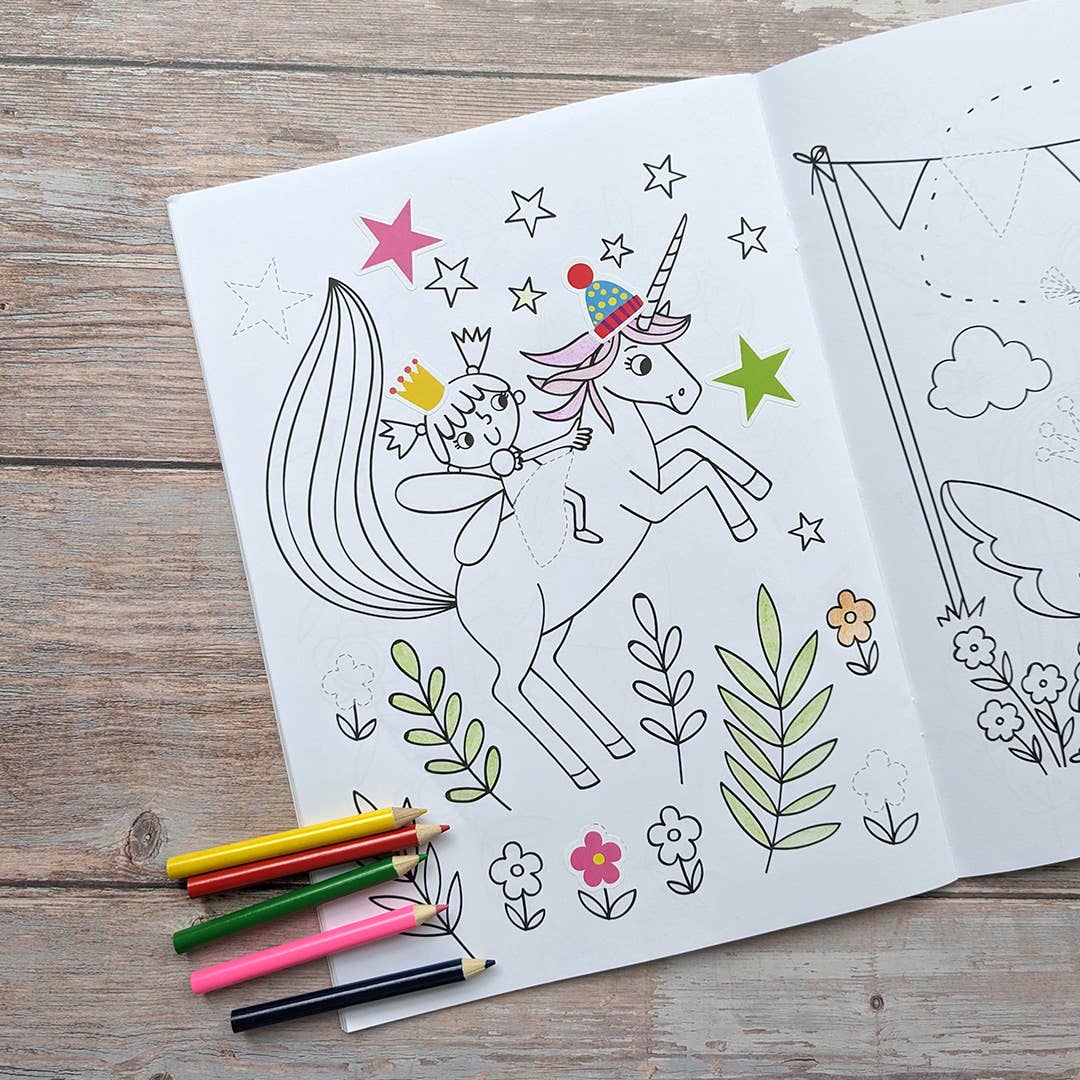 Robert Frederick - Dress Me Up Colouring And Activity Book - Unicorns