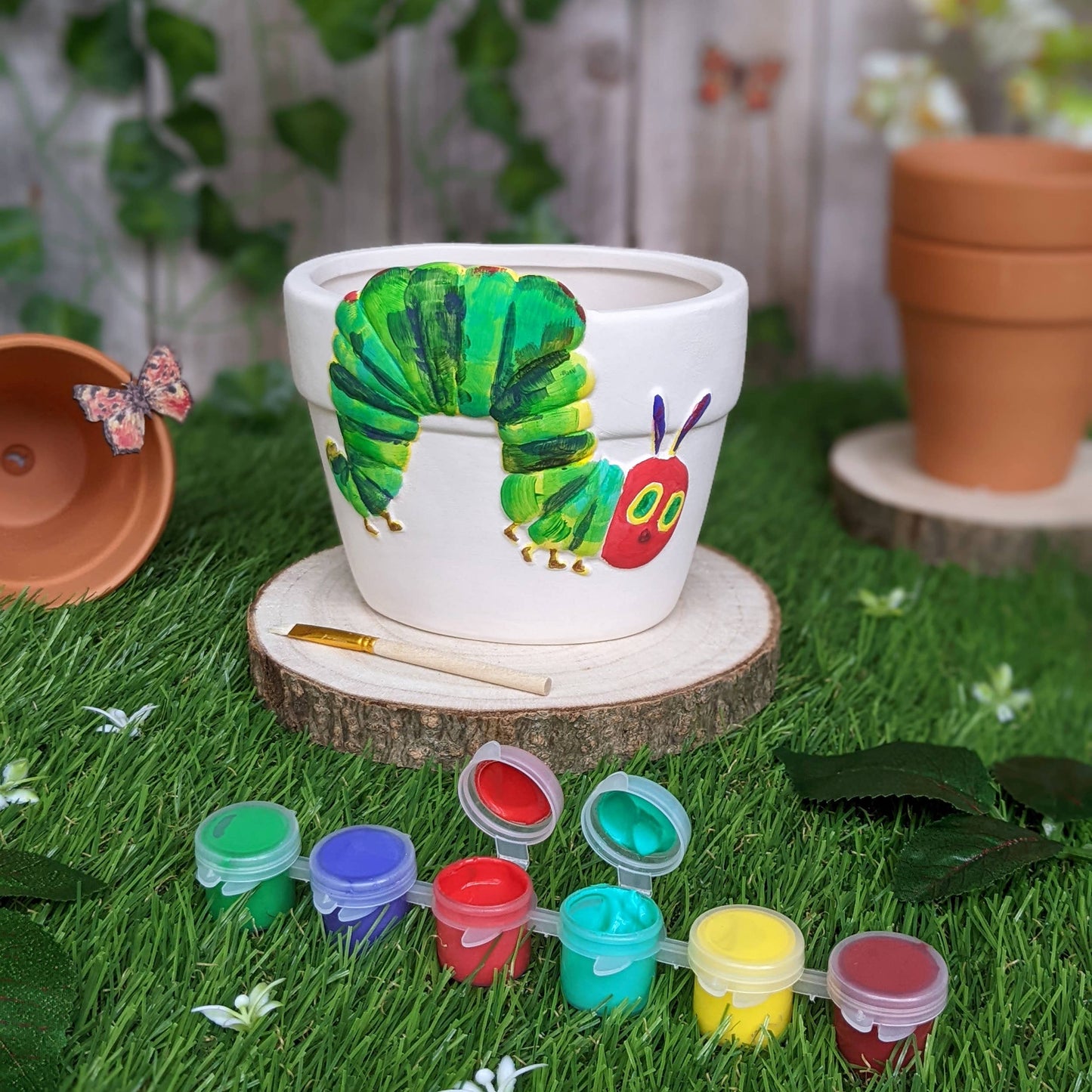 Robert Frederick - Paint Your Own Plant Pot - The Very Hungry Caterpillar