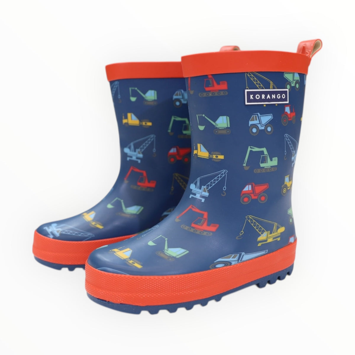 Korango - Bear Printed Gumboot - Charcoal