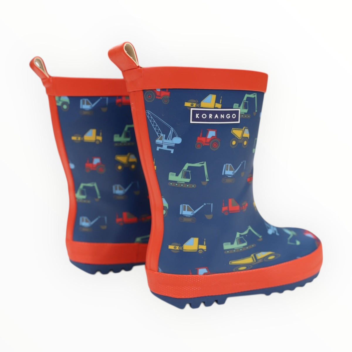 Korango - Bear Printed Gumboot - Charcoal