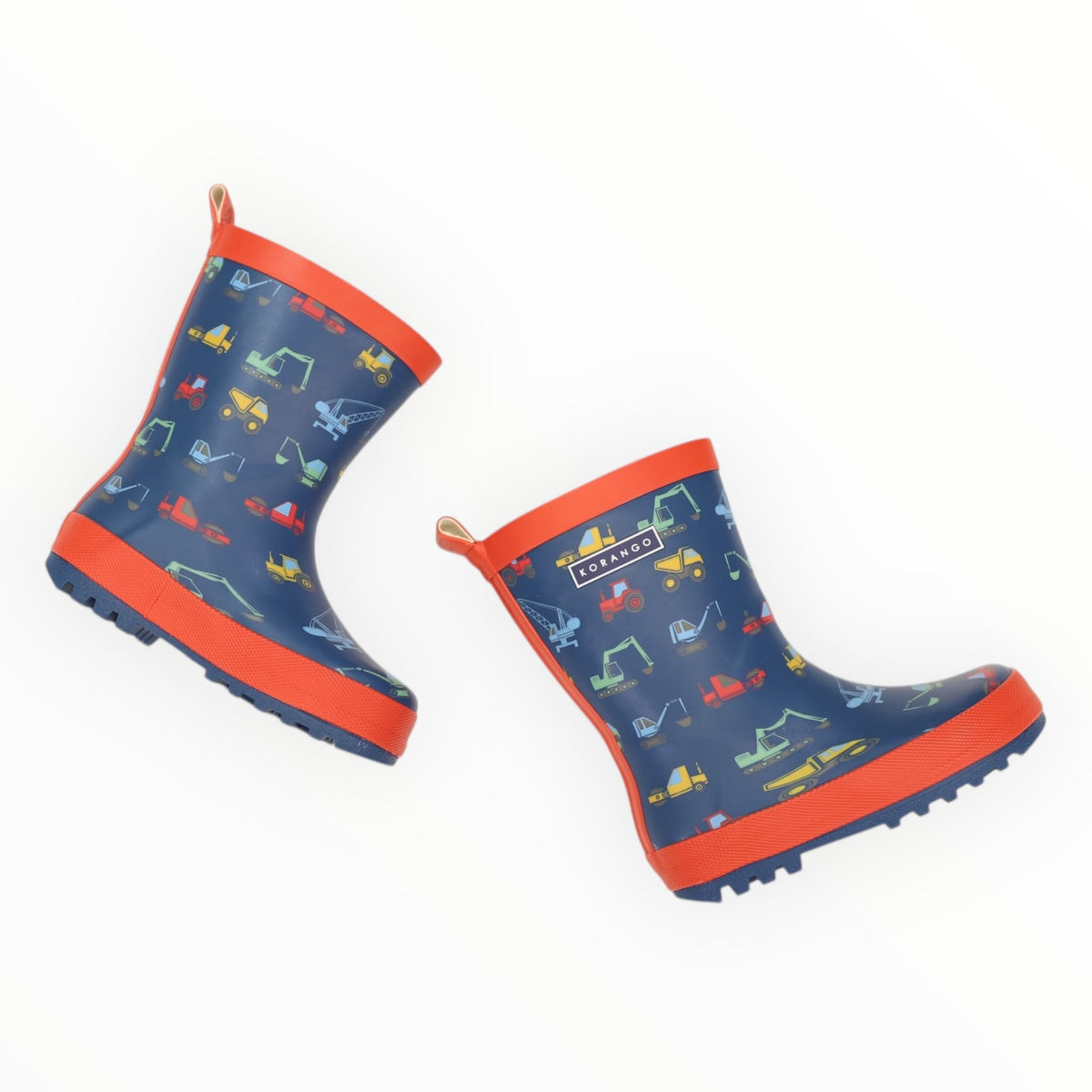 Korango - Bear Printed Gumboot - Charcoal