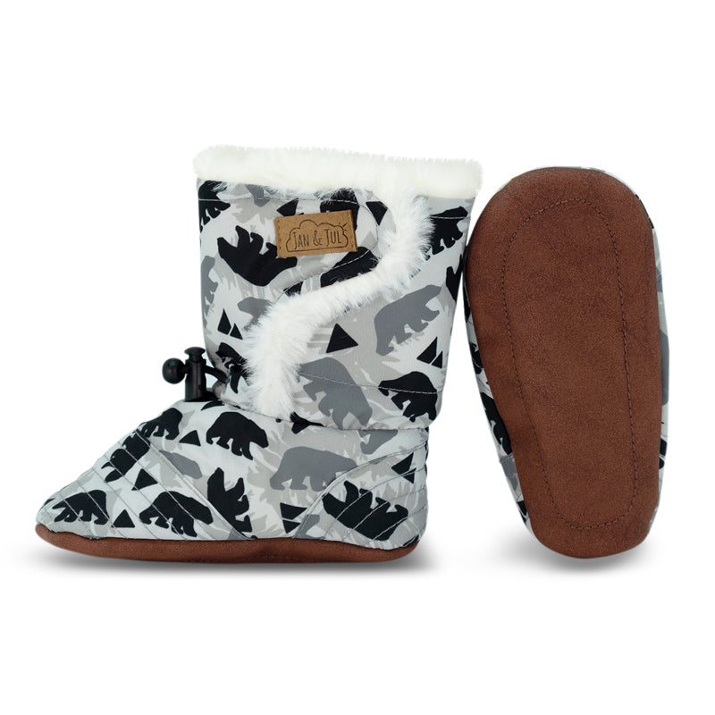 Jan & Jul - Stay-Put Winter Booties