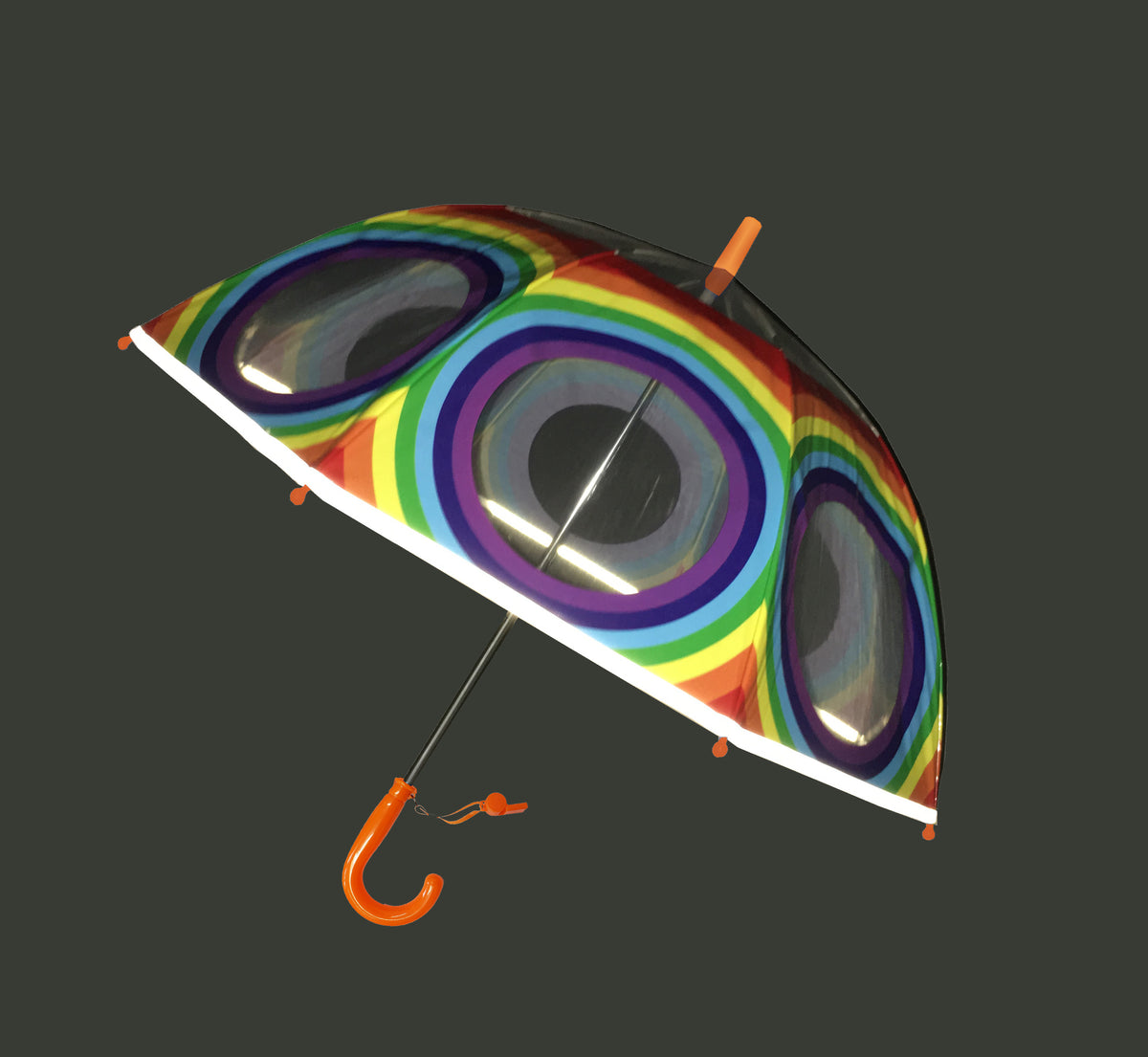 Smati Paris Rainbow Transparent Fluorescent Kids Umbrella Smati