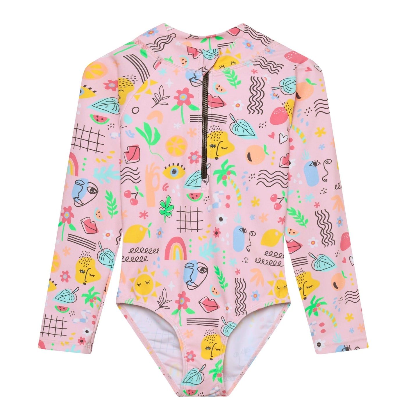 Color Kids Girl's Long Sleeve Swimsuit 1 pc - 6Y