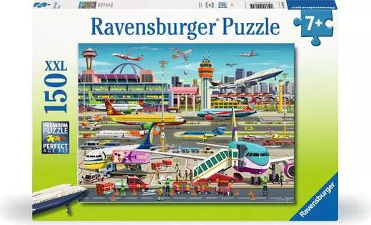 Ravensburger - Children’s Jigsaw Puzzle Airport Central - 150 Pieces Puzzle