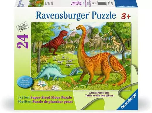 Ravensburger - Children’s Jigsaw Puzzle Dinosaur Friends - 24 Pieces Puzzle