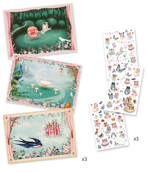 Djeco - Transfer Decals Activity: Fairyland