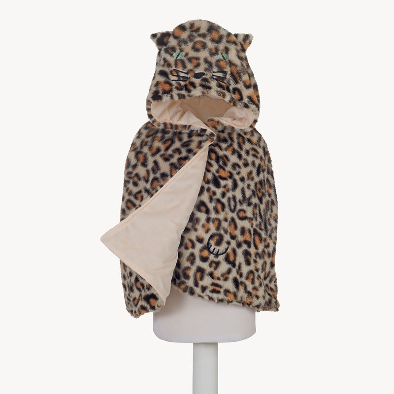 Rockahula - Leopard Dress Up Fluffy Cape 3-10 Years