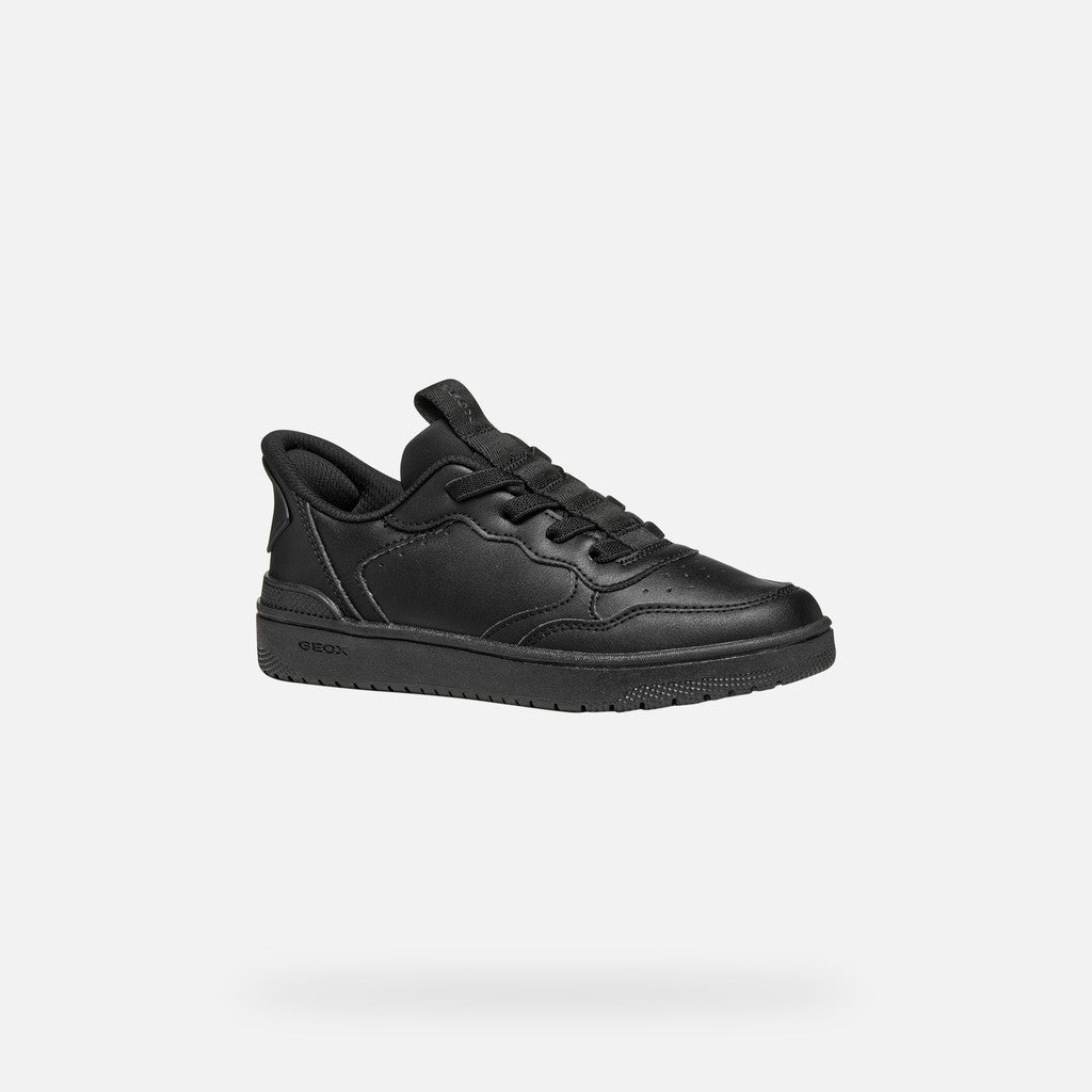 Geox Washiba Fast In Boy's Black Uniform Sneakers