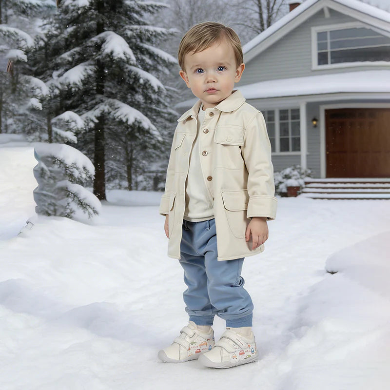 Pediped Miki Grip 'n' Go Fleece Lined Toddler Sneaker