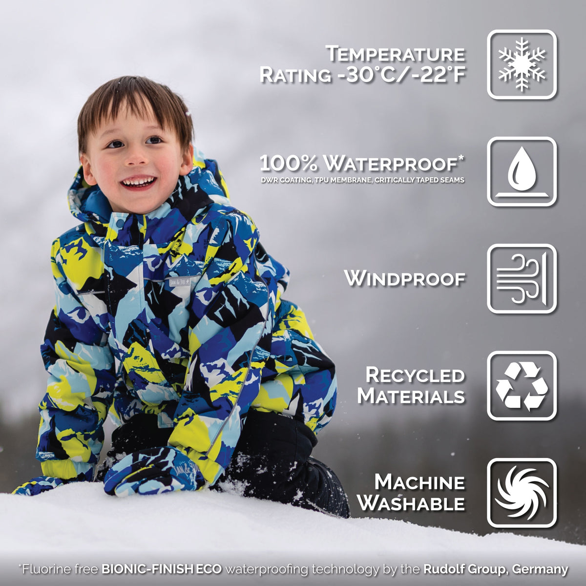 Jan & Jul - Kids Ski Jacket