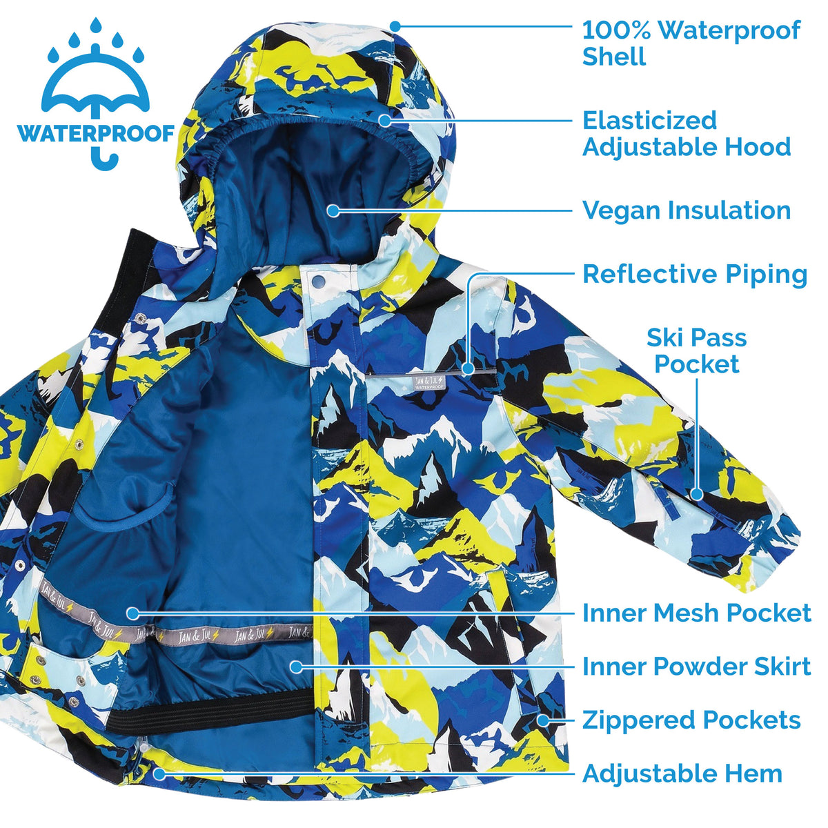 Jan & Jul - Kids Ski Jacket