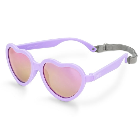 Jan & Jul - Kids Polarized Heart Sunglasses Lavender 2