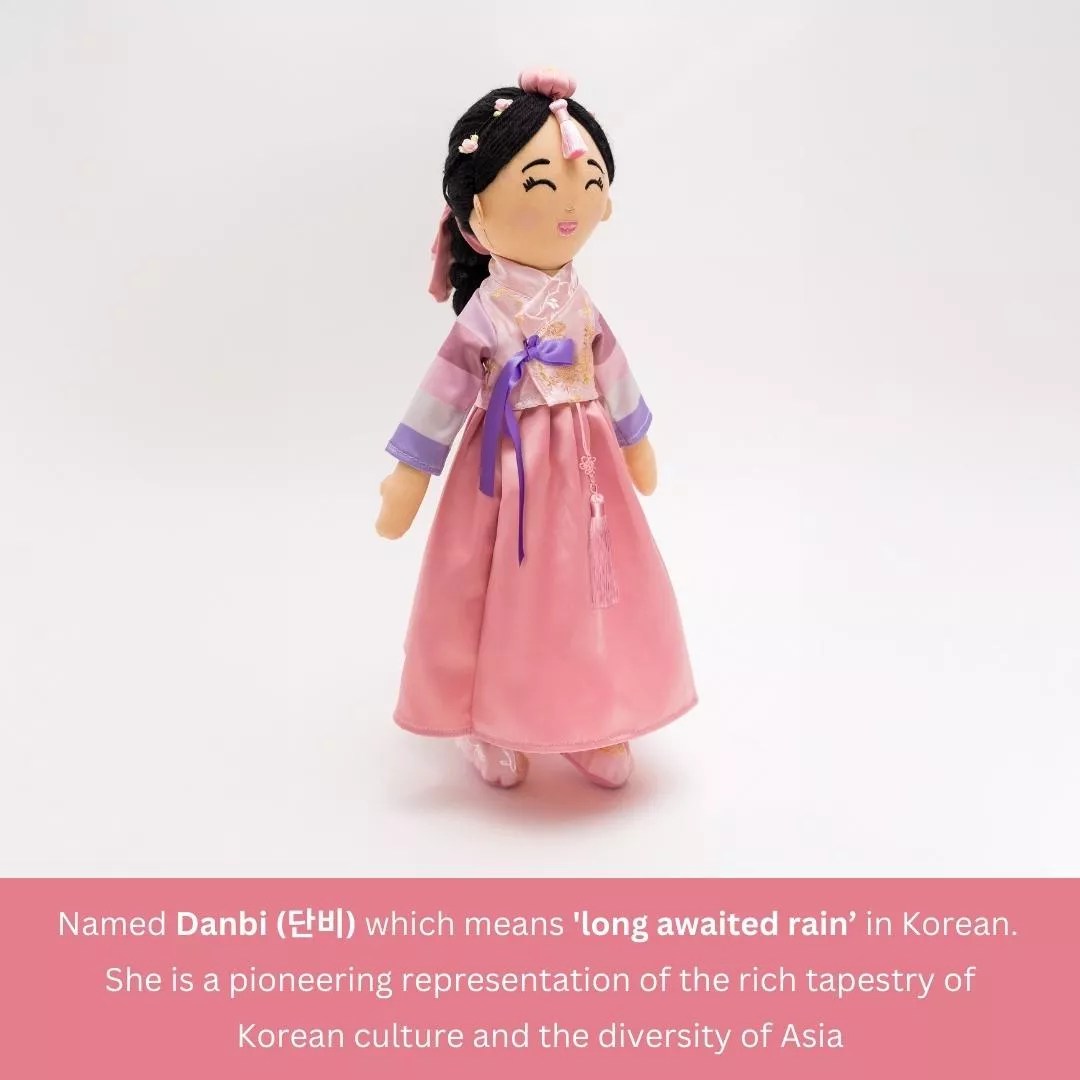 JoeyDolls Danbi Korean Doll, children's dolls — alternate view