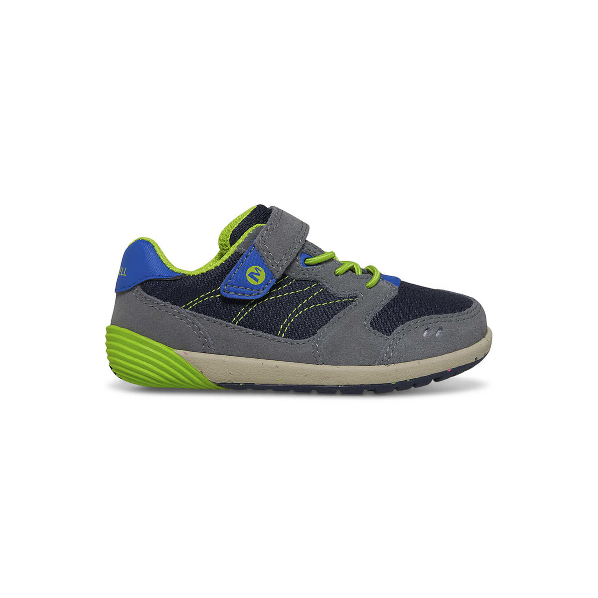 Merrell Bare Steps A83 Toddler Sneaker Navy/Green