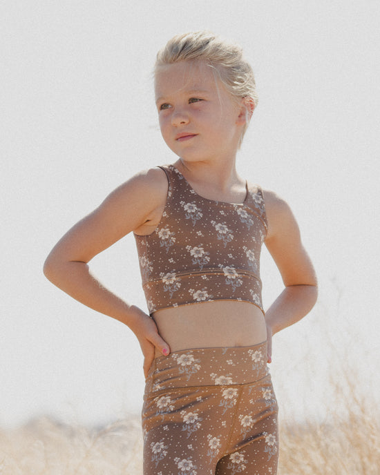 Rylee + Cru - Swift Sports Bra - Autumn Rose (Saddle)