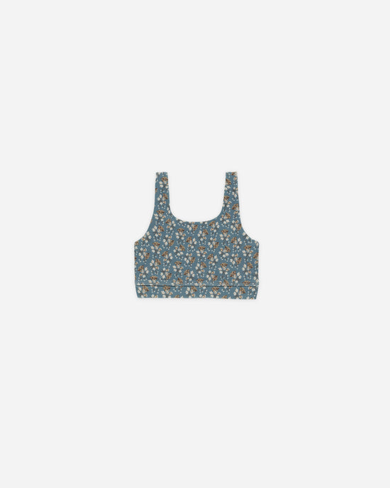 Rylee + Cru - Swift Sports Bra || Blue Floral