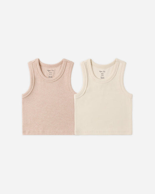 Rylee + Cru Ribbed Tank Set of 2