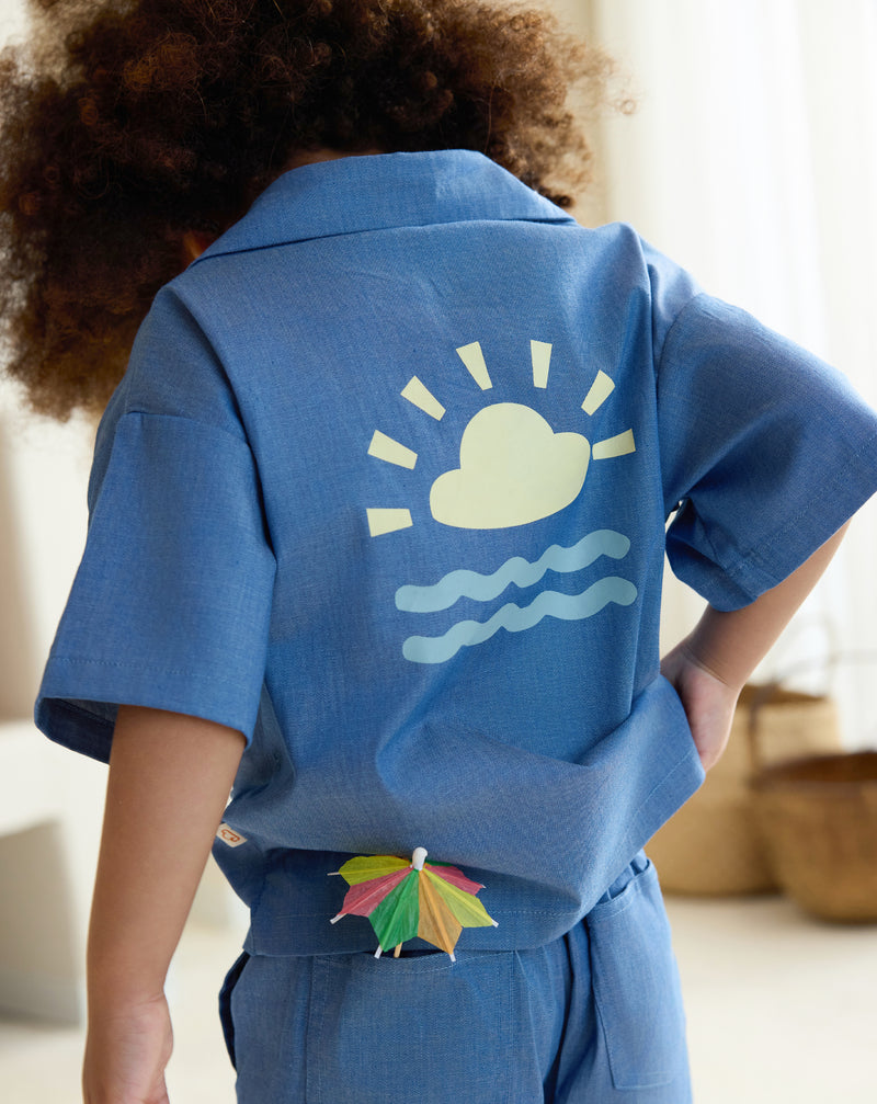 Nest Design - Denim Short Sleeve Tee