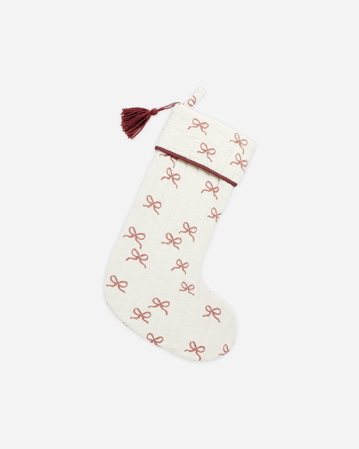 Rylee Cru - One Size Christmas Stocking - Ruby Bows