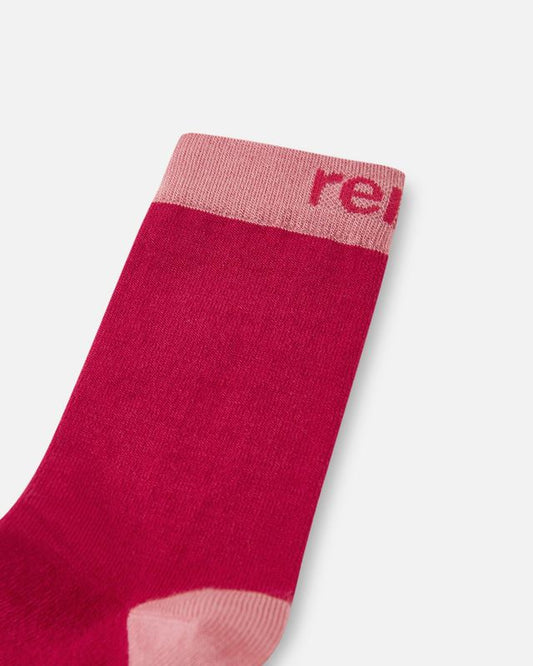 Reima Parit Kids' Merino Wool Blend Socks (2 Pack) | Rose blush