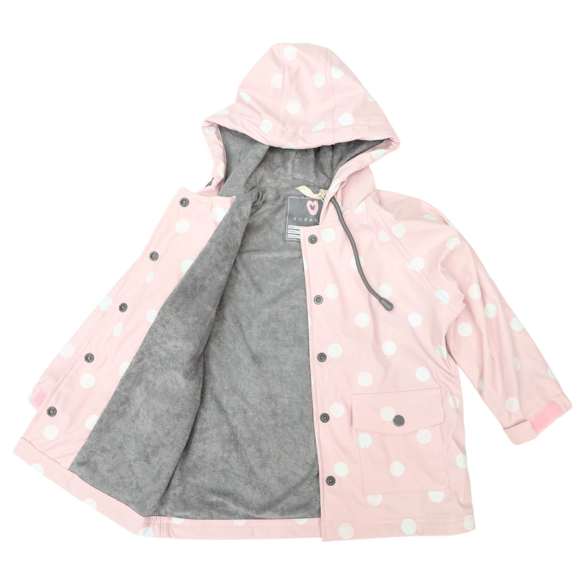 Korango - Color Changing Raincoat with Terry Cloth Lining