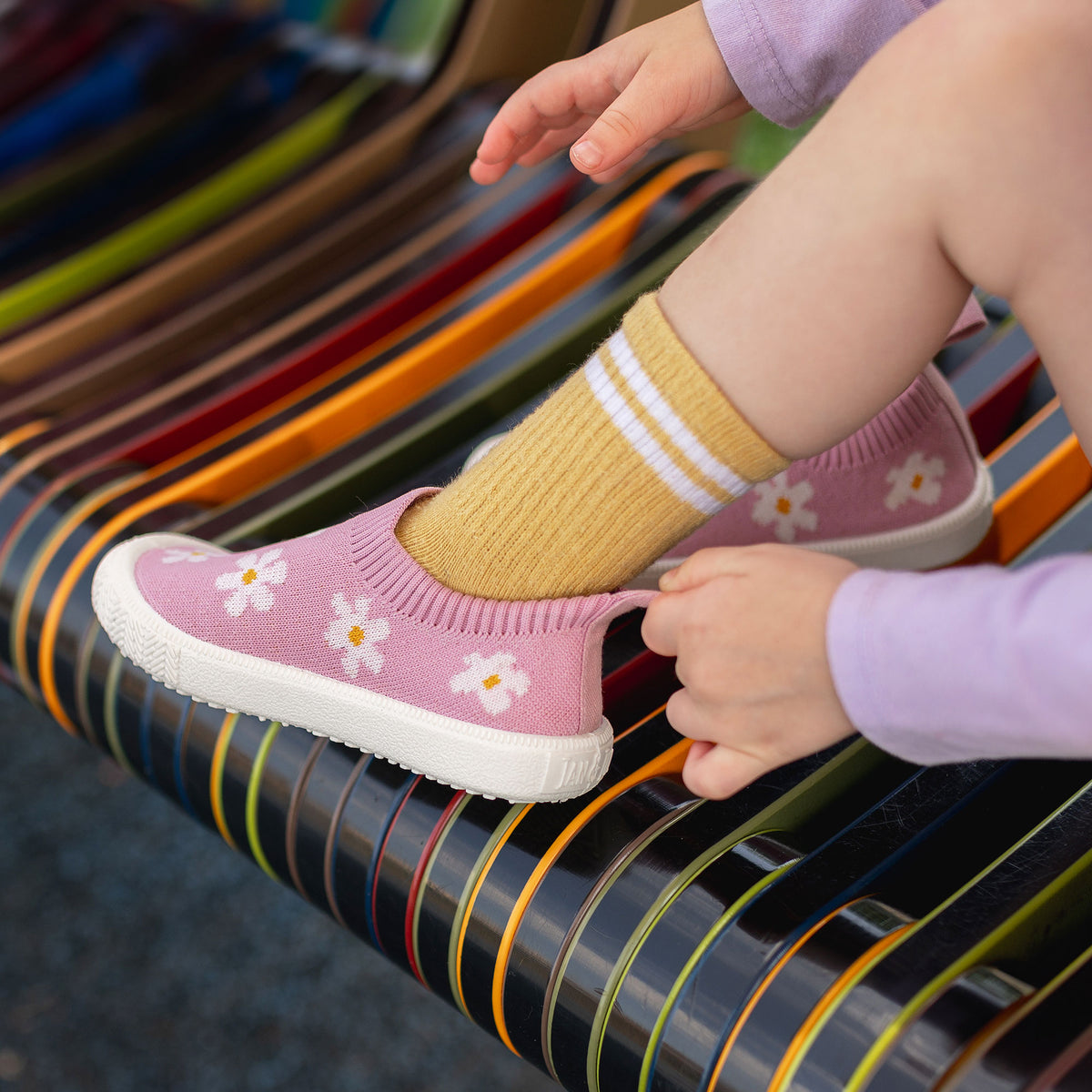 Jan & Jul - Graphic Knit Shoes
