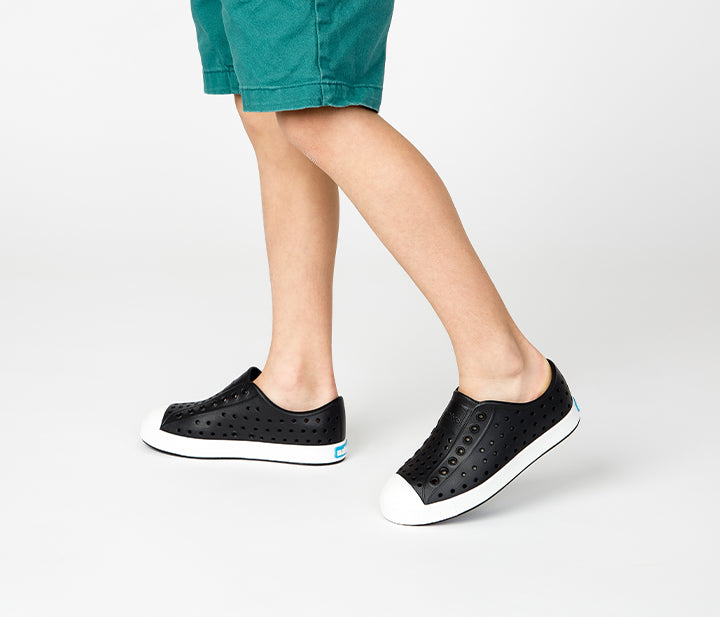 Native Shoes Jefferson Kids' Classic Slip-On Sneaker – Lightweight, Water-Friendly EVA | Core Colours