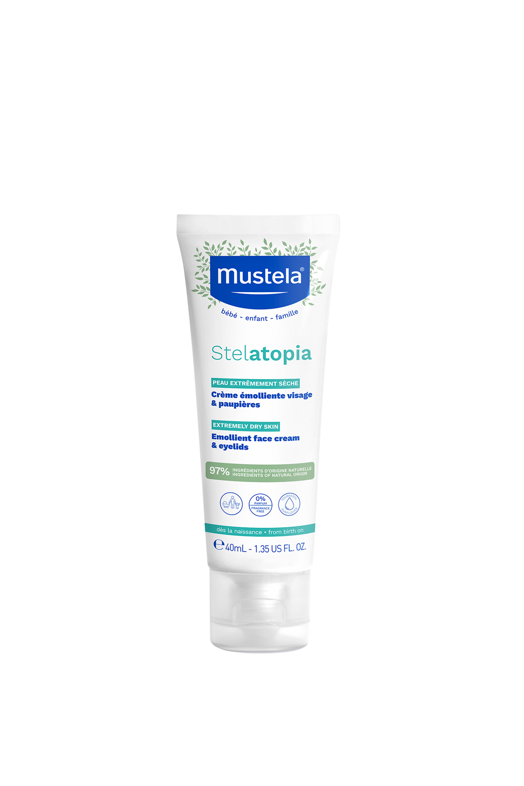 Mustela Stelatopia Emollient Facial Cream – 40mL