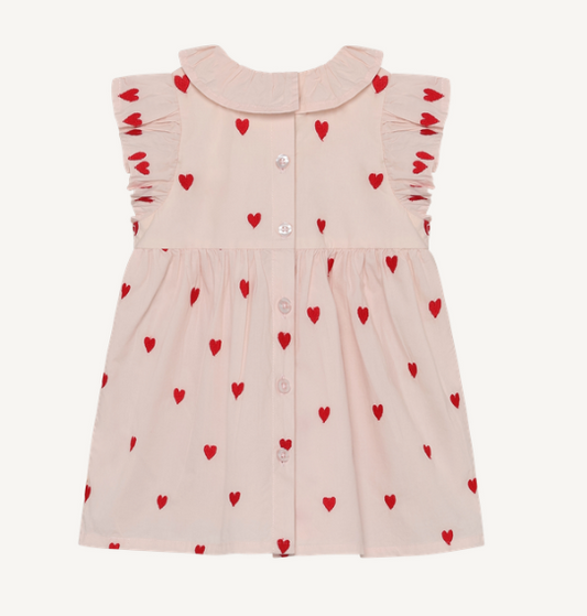 Minymo - Infant Ruffled Heart Dress