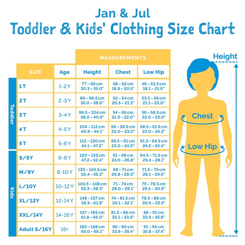 Jan & Jul - Kids UV Swim Trunks