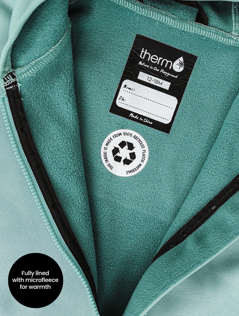 Therm Kids - All-Weather Fleece Onesie - Seafoam