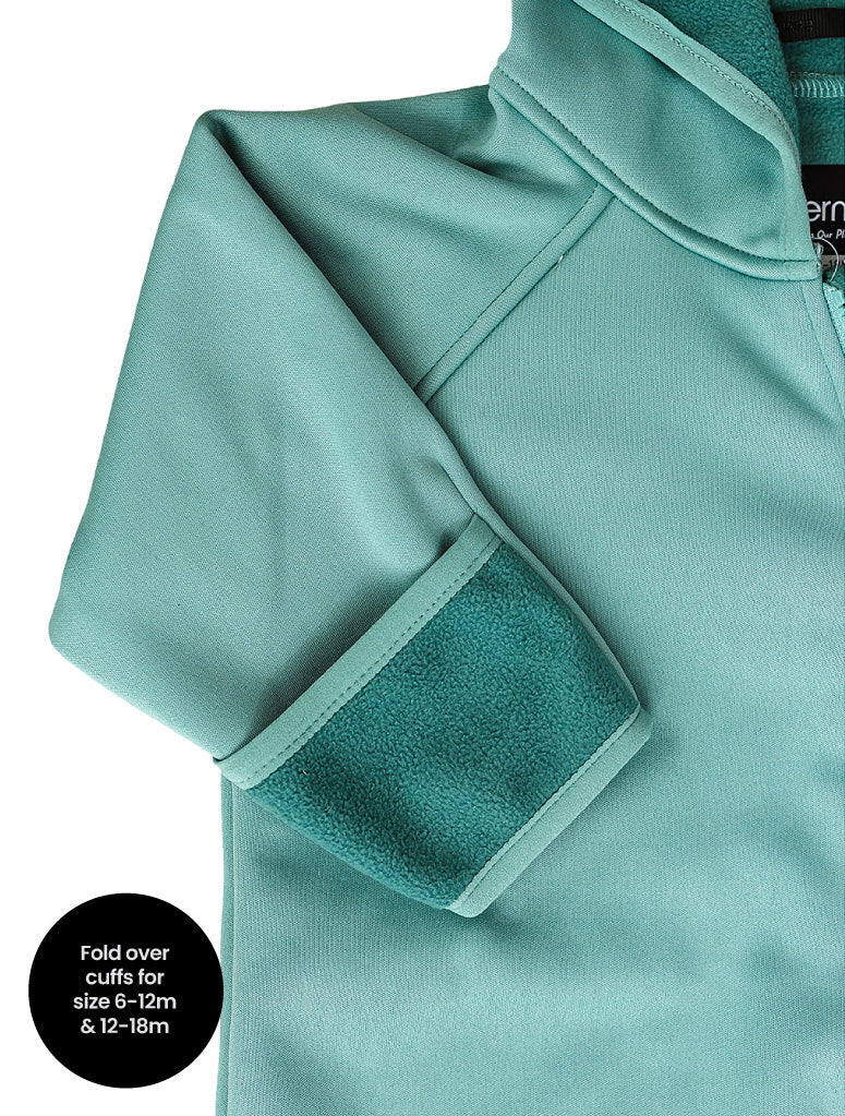 Therm Kids - All-Weather Fleece Onesie - Seafoam