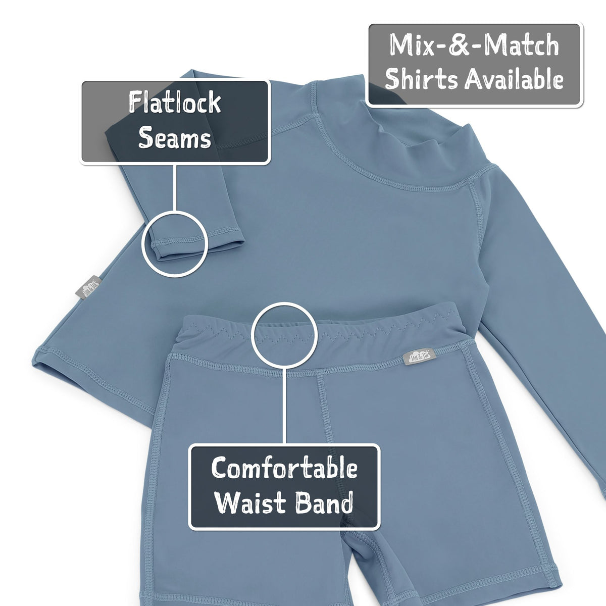 Jan & Jul - Long Sleeve UV Rashguard