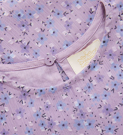 Creamie Flower Doby Dress - 8Y