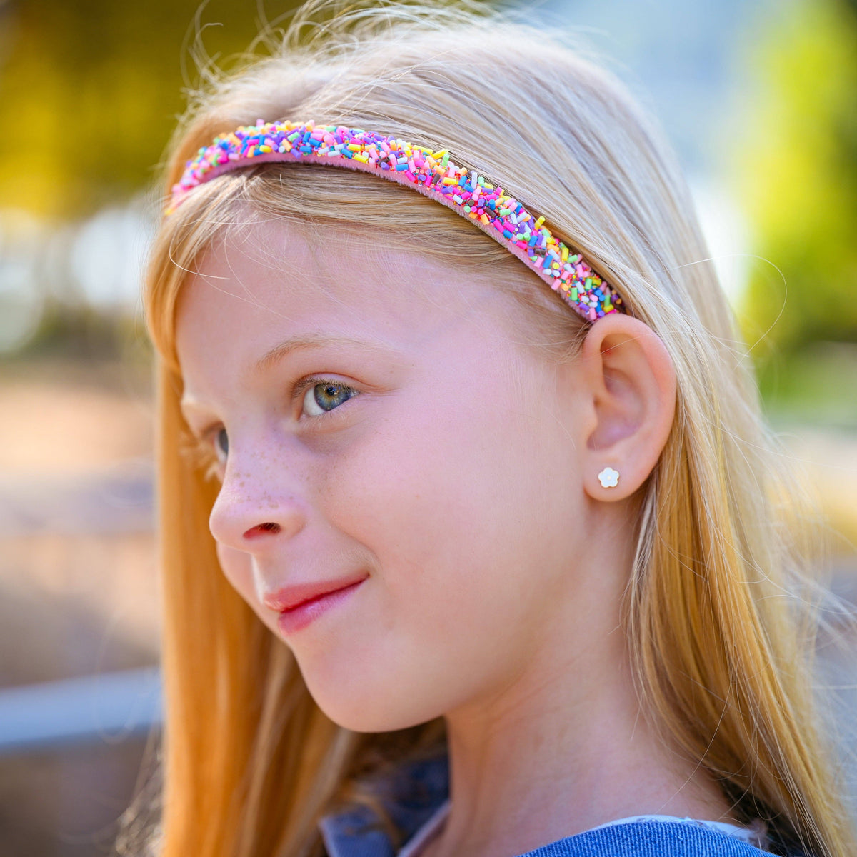Frog Sac Thin Sprinkle Headband, Non-Slip Hair Accessories for Kids