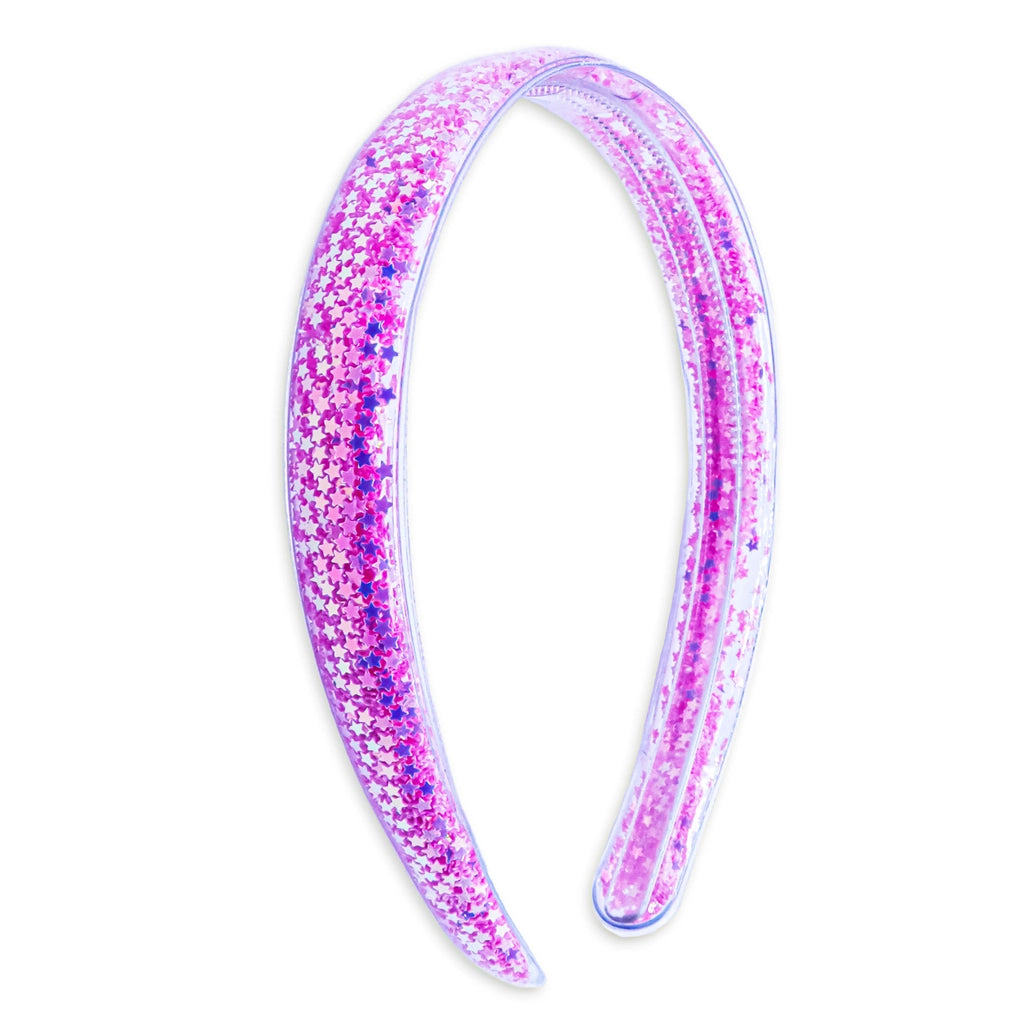 Frog Sac Shaker Glitter Headband with Teeth