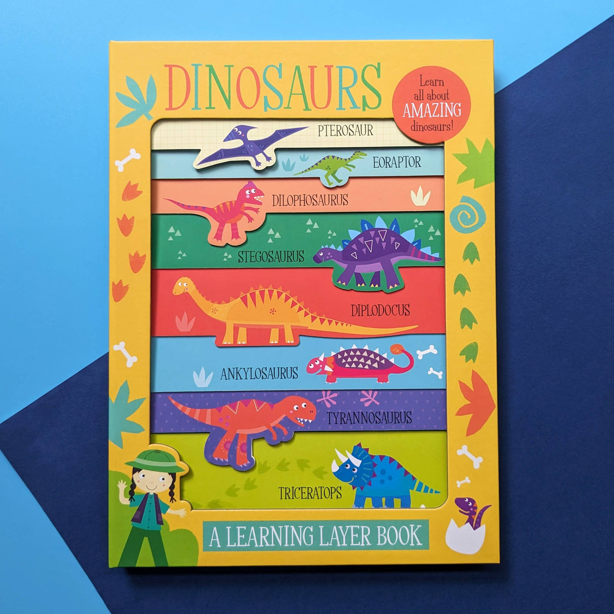 Robert Frederick - Learning Layer Board Book - Dinosaur
