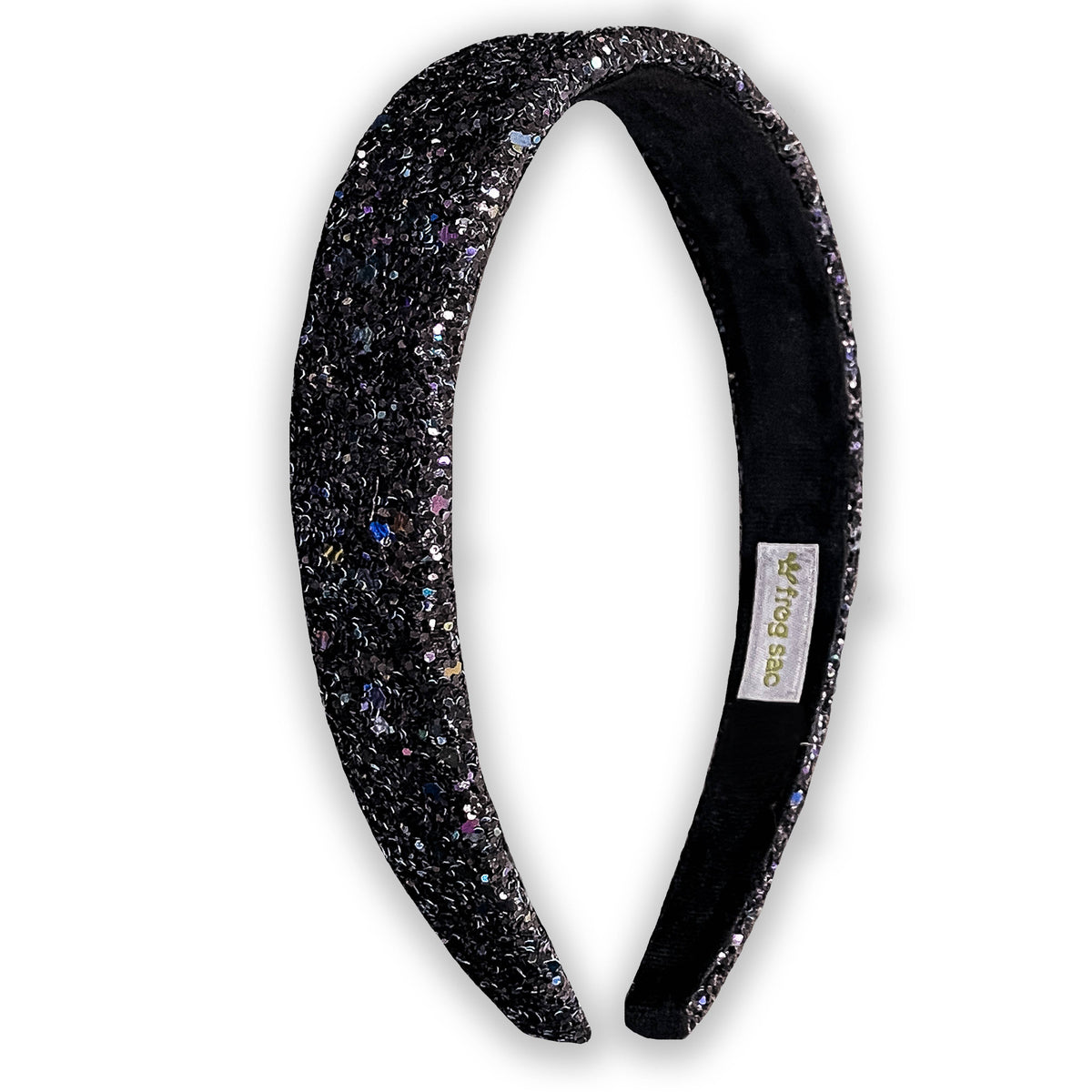 Frog Sac Tapered Chunky Glitter Headband