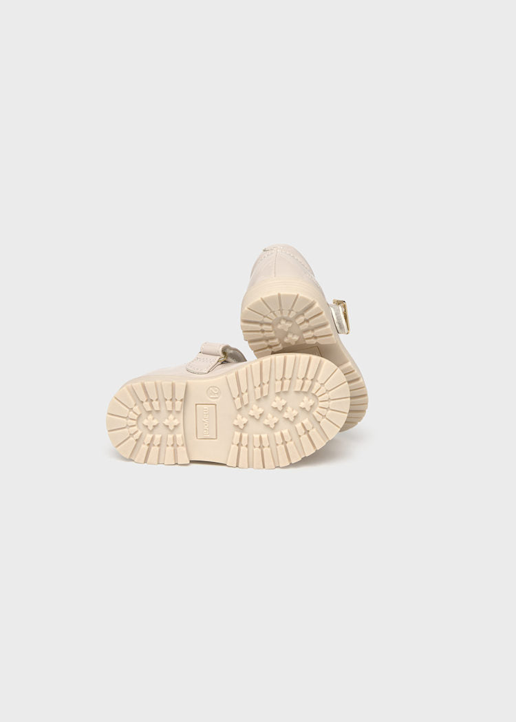 Mayoral - Chunky Heel Mary Jane - Natural