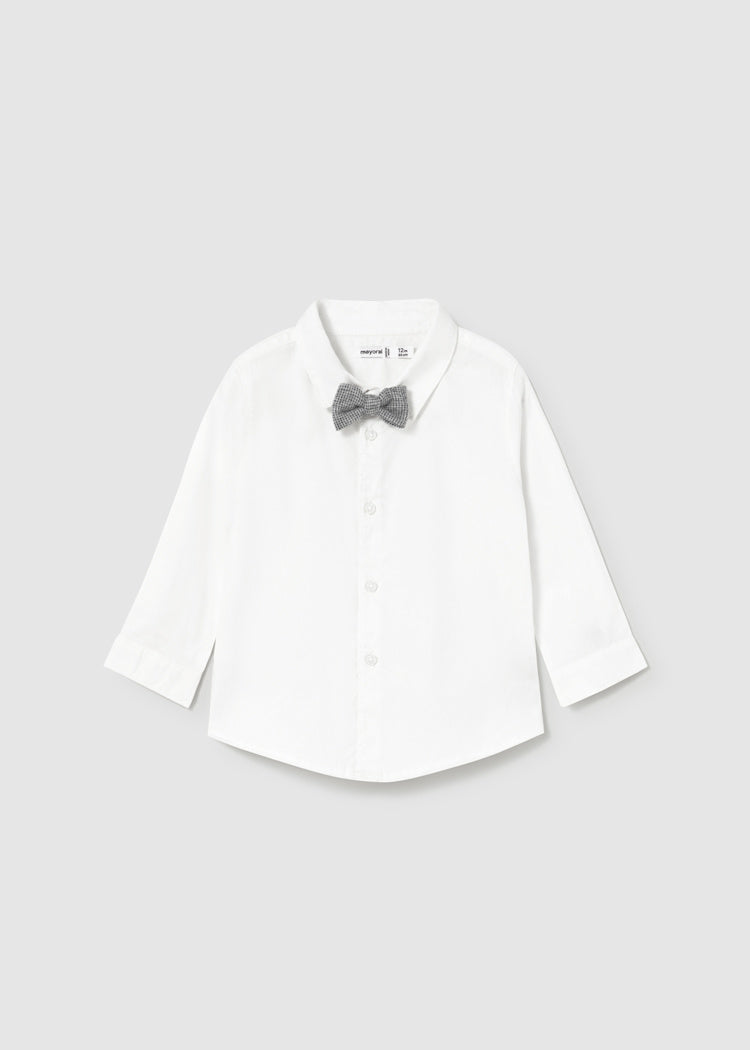 Mayoral Boy Shirt with Bow Tie