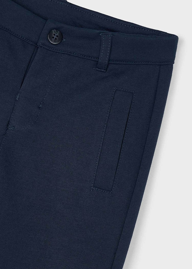 Mayoral Boy Interlock Trousers Pants Marino