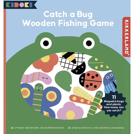 Huckleberry Catch a Bug Wooden Fishing Game, children's toys — alternate view