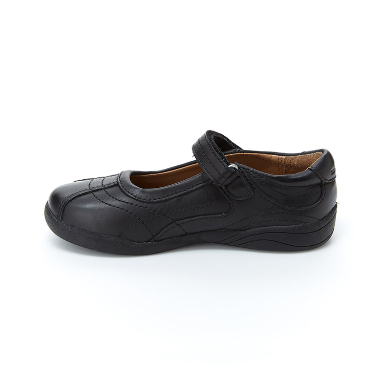Stride Rite Claire Black Uniform Shoes Little Kids, children's uniform shoes — additional view