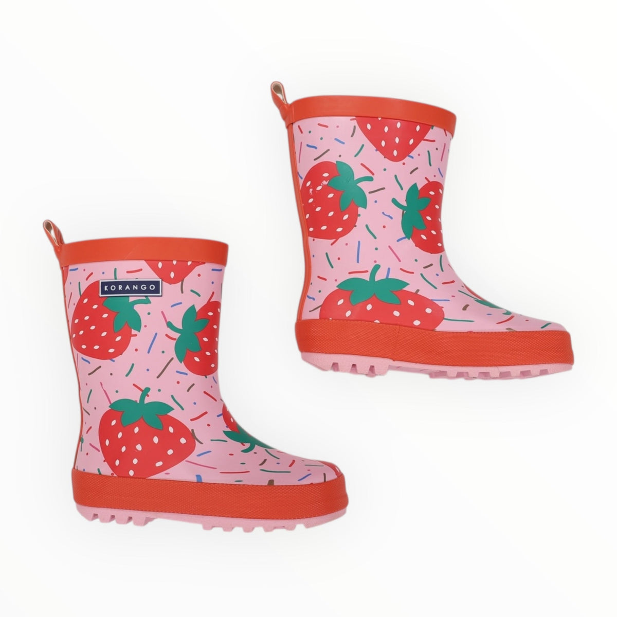 Korango - Bear Printed Gumboot - Charcoal